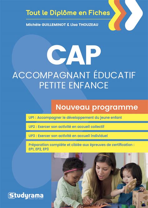 Cap Accompagnant Ducatif Petite Enfance Nouveau Programme