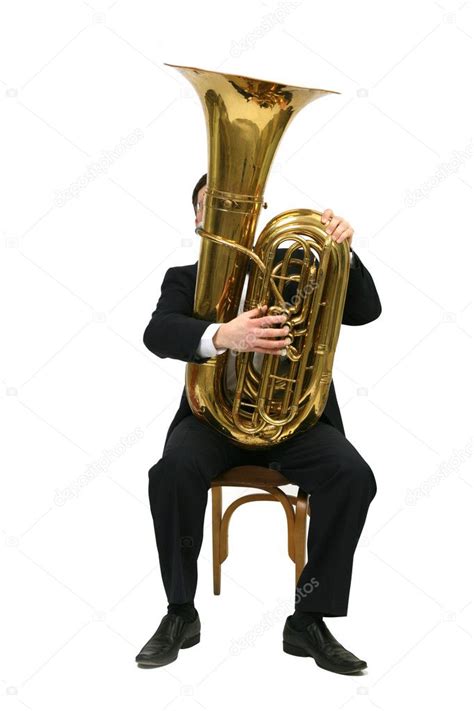 Man Playing Tuba — Stock Photo © Skutin 1026895