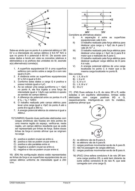 Exercicios Potencial Eletrico Pdf