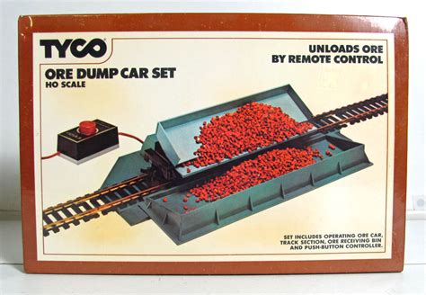 TYCO HO 925 ORE DUMP CAR SET WITH REMOTE CONTROL NEW SEALED