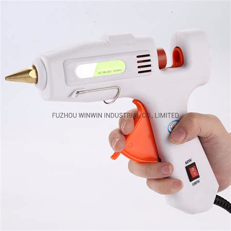 Double Power Hot Melt Adhesive Gun Hot Melt Glue Gun With Copper Gun Nozzle Ww Hh Hot