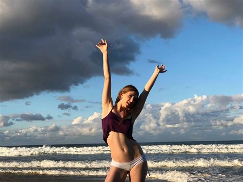 Bikini Model Katey Ai Enhanced Natural On The Beach Topaz Sharpen Faceai Porn Pic