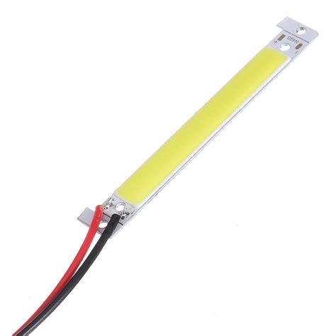 3W COB LED DIY Chip Board Panel Light 60x8mm with Power Supply Driver AC110-220V