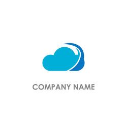 Cloud Computing Logo Info Emblems Royalty Free Vector Image