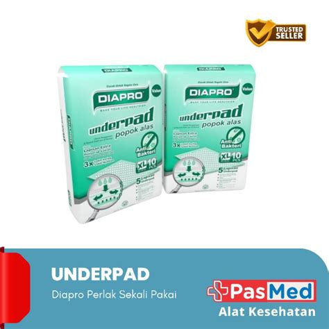 Jual Underpad Diapro Perlak Sekali Pakai Diapro Shopee Indonesia