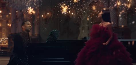 John Legend Ariana Grande Release Beauty And The Beast Video