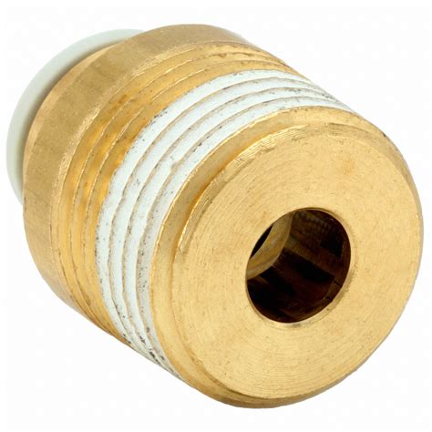 Smc Hex Socket Head Male Adapter Brass Push To Connect X Mbspt For