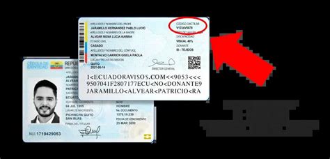 Consultar código dactilar en la cédula de identidad