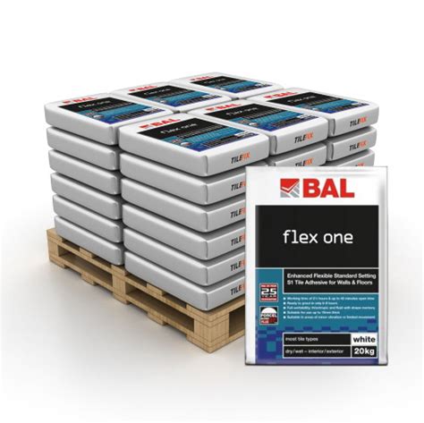 Bal Flex One White Tile Adhesive 20kg