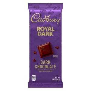 Cadbury Royal Semi Sweet Dark Chocolate Bar Oz