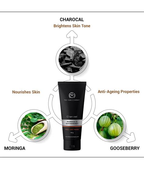 The Man Company Activated Charcoal Peel Off Mask Remove Blackheads