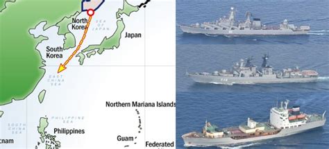 Part Of The Russian Pacific Fleet Passed The Tsushima Strait The