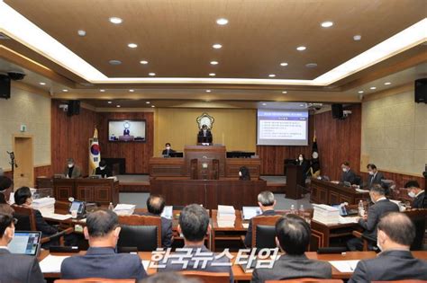 가평군의회 제302회 제2차 정례회 개회2022년도 예산안 조례안 동의안 등 총 34건 심사 한국뉴스타임 Korea