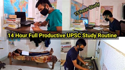 Hour Full Productive Upsc Study Routine Upsc Prelims A Day