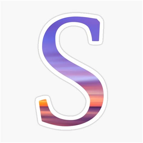 Letter S Sticker For Sale By Coasthouse Redbubble