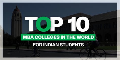 Top 10 MBA Colleges In The World For Indian Students Jamboree