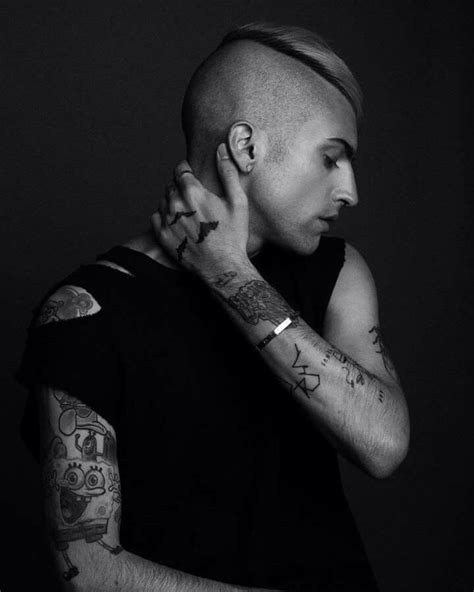 Mitch Grassi Pentatonix Tattoo Black And White Mitch Grassi Pentatonix Pentatonix Mitch