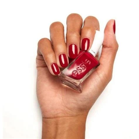 Buy Essie Gel Couture Long Wear Nail Polish 509 Paint The Gown Red 13