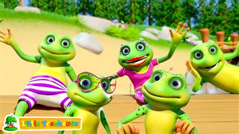 Cinco Peque As Ranas M S Canciones Y Rimas Infantiles Youtube