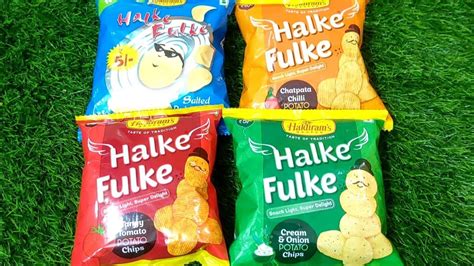 Haldiram S Halke Fulke Potato Chips Salted Vs Chatpata Chilli Vs