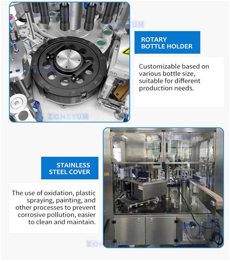 ZONESUN ZS CYXR Automatic Hot Melt Glue Film Round Bottle Labeling