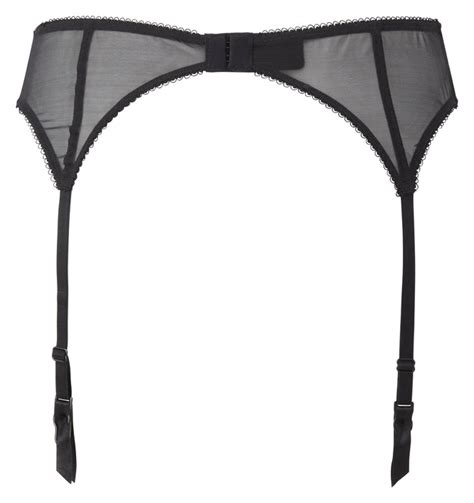 Sheer Lace Garter Belt Gossard Superboost Lace Black 7712 — Lavinia