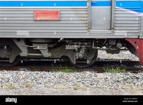 Train Tracks In Country Developing Stock Photo Alamy