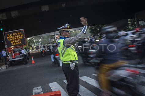 UJI COBA PERLUASAN GANJIL GENAP ANTARA Foto