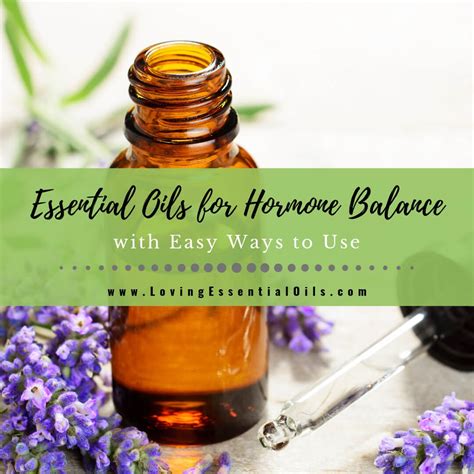 5 Best Essential Oils For Hormone Balance For Women With Diy Ideas