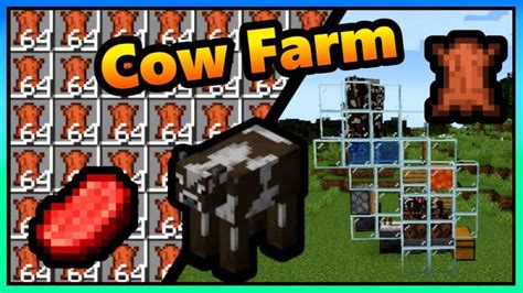 Minecraft Leather Cow Farm 120 121