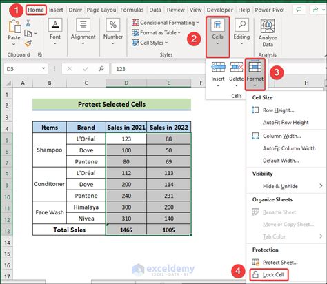 How To Protect Selected Rows In Excel Printable Online