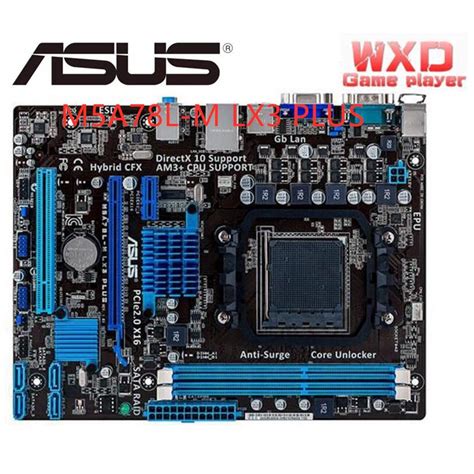 Used Asus M5a78l M Lx3 Plus Desktop Motherboard 760g 780l Socket Am3 Ddr3 16g Micro Atx Uefi