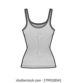 Lingerie Fashion Flat Sketch Template Shutterstock