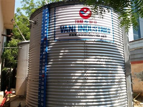 Silver Zincalume Fire Fighting Water Storage Tank In Faridabad Vani