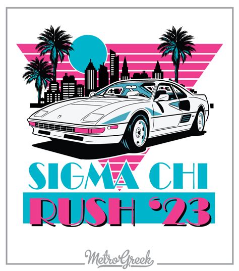 Fraternity Rush Shirt Miami Ferrari Metro Greek