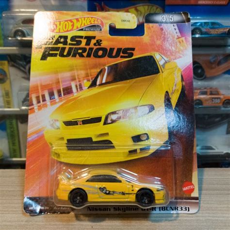 Jual HOT WHEELS NISSAN SKYLINE GT R BCNR33 BLISTER KERUT NOT MINT FAST FURIOUS PREMIUM