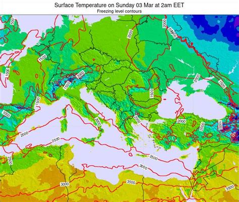 Bulgaria Surface Temperature on Friday 03 Sep at 9pm EEST