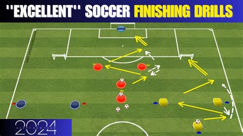 Excellent Soccer Finishing Drills 3 Players Finishing Soccer