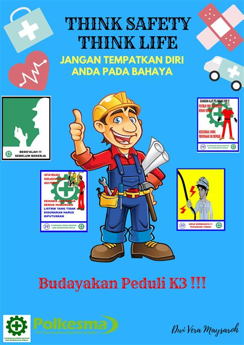 Kesehatan Dan Keselamatan Kerja Di Perusahaan Poster K3 Di Perusahaan