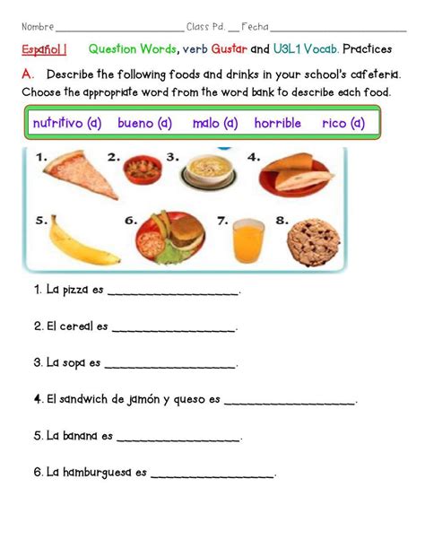 A Personal In Spanish Worksheet Free Pdf At Worksheeto