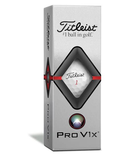 Titleist Pro V1x Golf Balls (3 Ball Sleeve) 2019 - Golfonline