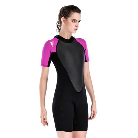 2018 Women Plus Size Dive Wetsuit Keep Warm 2mm Neoprene One Piece Full