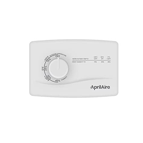 Aprilaire 4655 Manual Whole Home Duct Or Wall Mounted Humidifier Control Humidistat For Whole