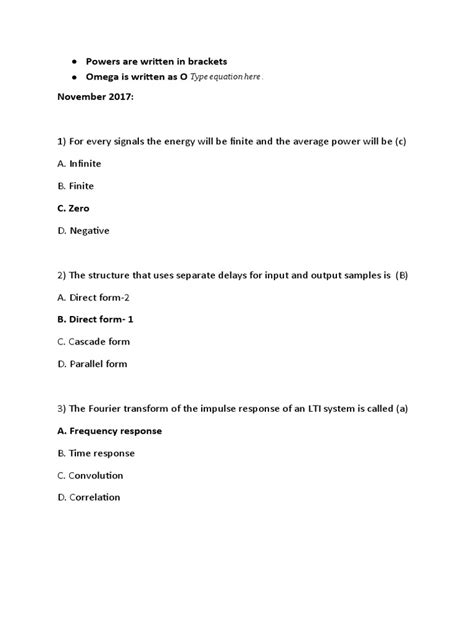 Dsp All Mcqs Pdf Central Processing Unit Spectral Density