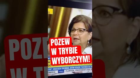 POZEW W TRYBIE WYBORCZYM PRZECIWKO IZABELI LESZCZYNIE DariuszMatecki