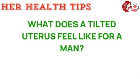 The Hidden Impact Of A Tilted Uterus What Men Should Know