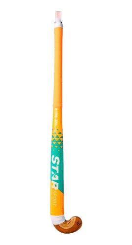 Palo Hockey Simbra Starsport Madera 37 Inicial Olivos Color Naranja