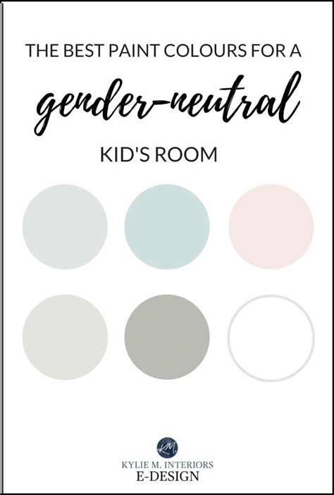 How To Create A Paint Colour Palette For A Kids Room Gender Neutral