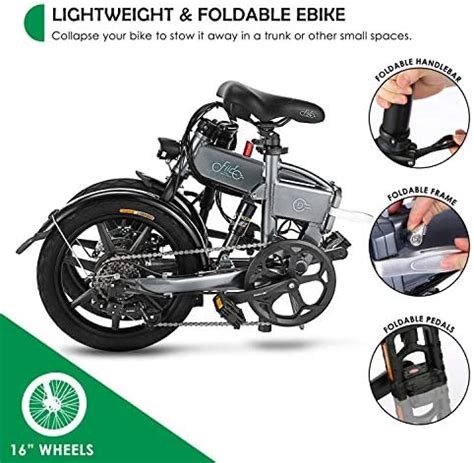 Fiido D S Folding Ebike W Aluminum Electric Bicycle With Pedal For