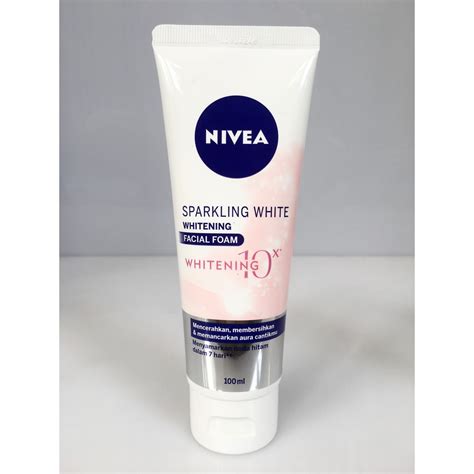 Jual Nivea Sparkling White Whitening Facial Foam Ml Shopee Indonesia